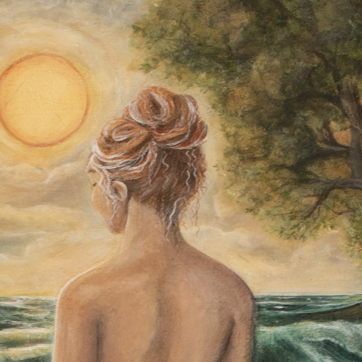 Happy place — Fine Art Print With Border