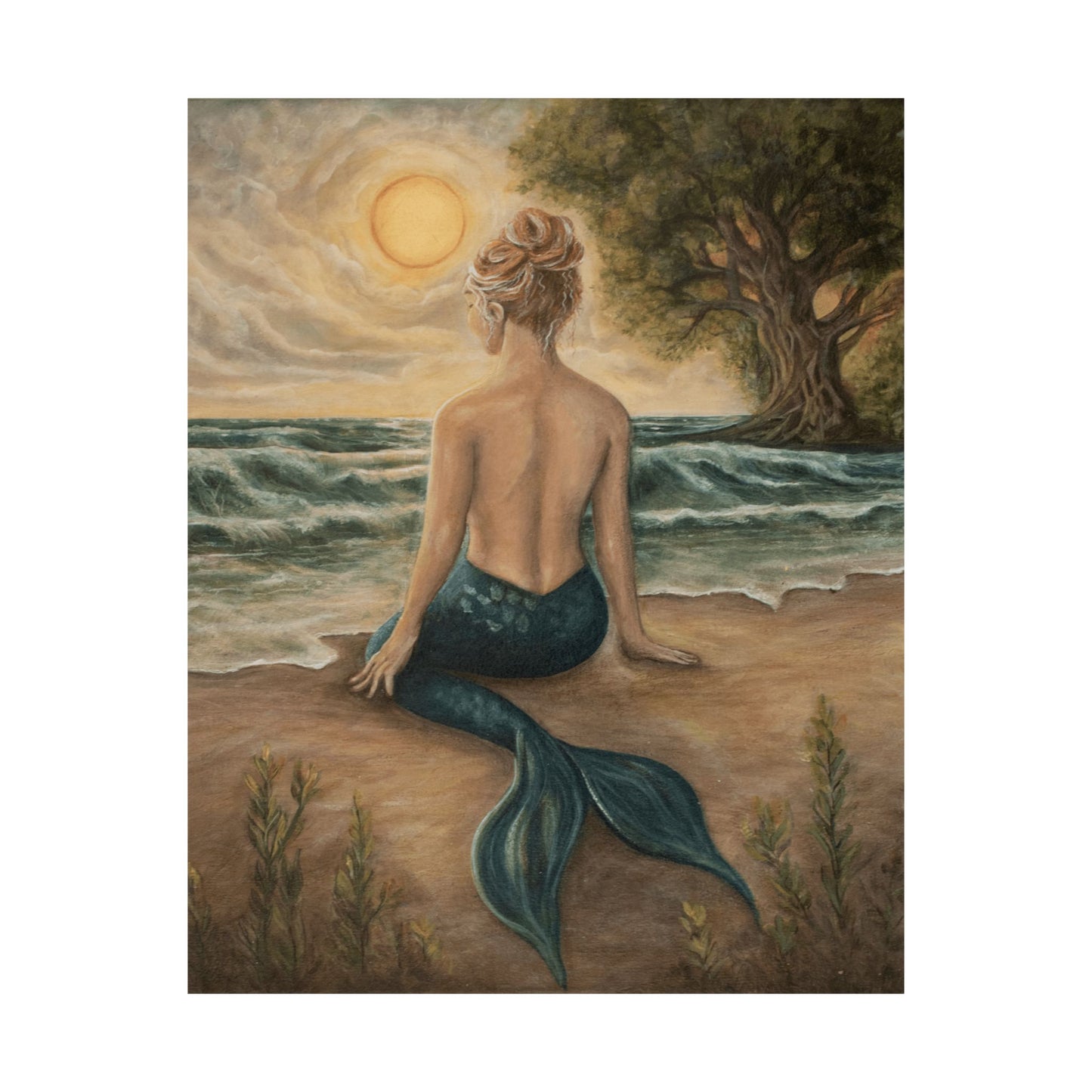 Happy place — Fine Art Print With Border