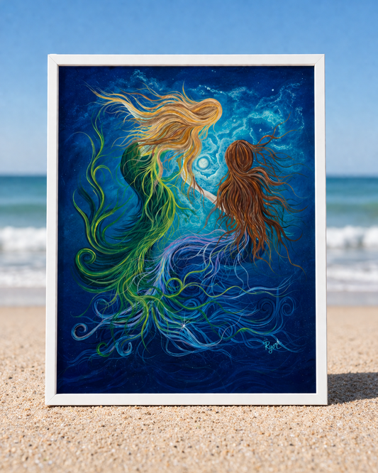 Merfriends — Borderless Matte Print
